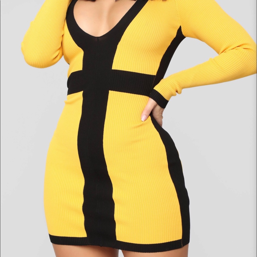 NWT Ribbed Dress - Picture 2 of 3